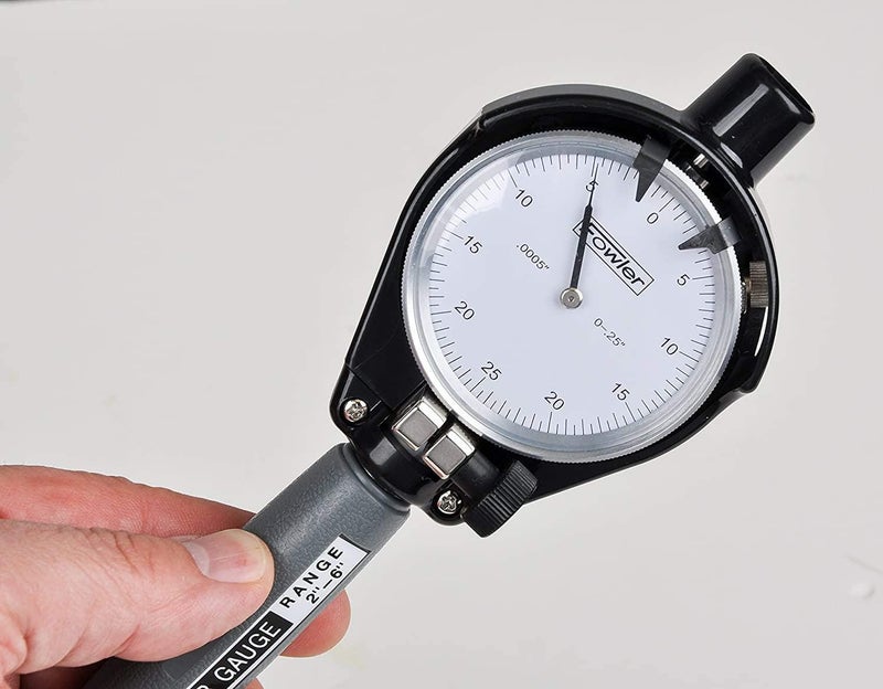 Fowler 72-646-300 6-Inch Cylinder Dial Bore Gauge with Carbide Tipped Anvils - Image 3